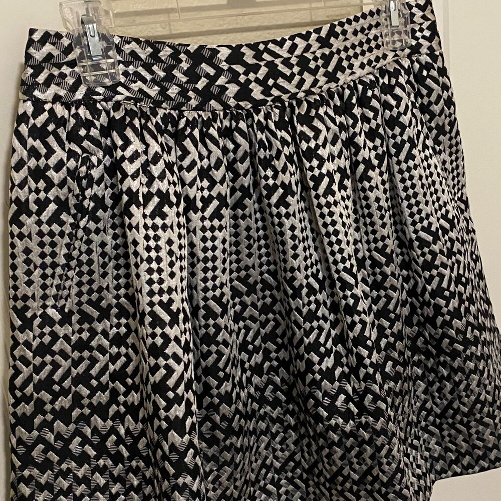 LIKE NEW Cynthia Rowley Black and White Skirt